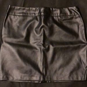 Vegan leather skirt